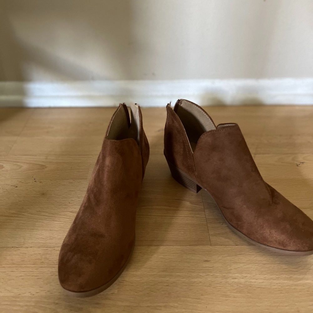 Brown Ankle Boots - Soda Boots Booties
